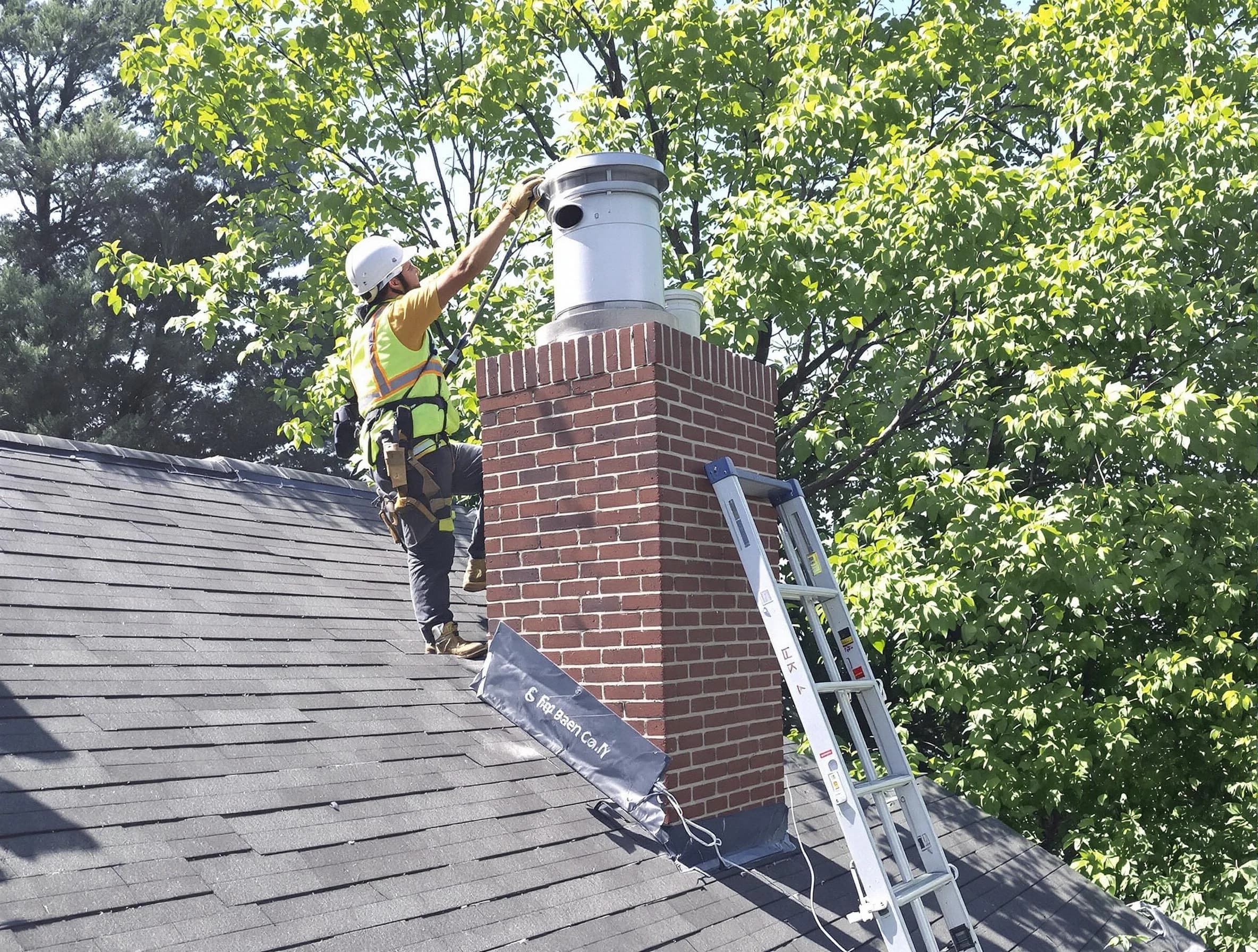 Chimney liner inspection by Plain City Chimney Sweep in Plain City, UT