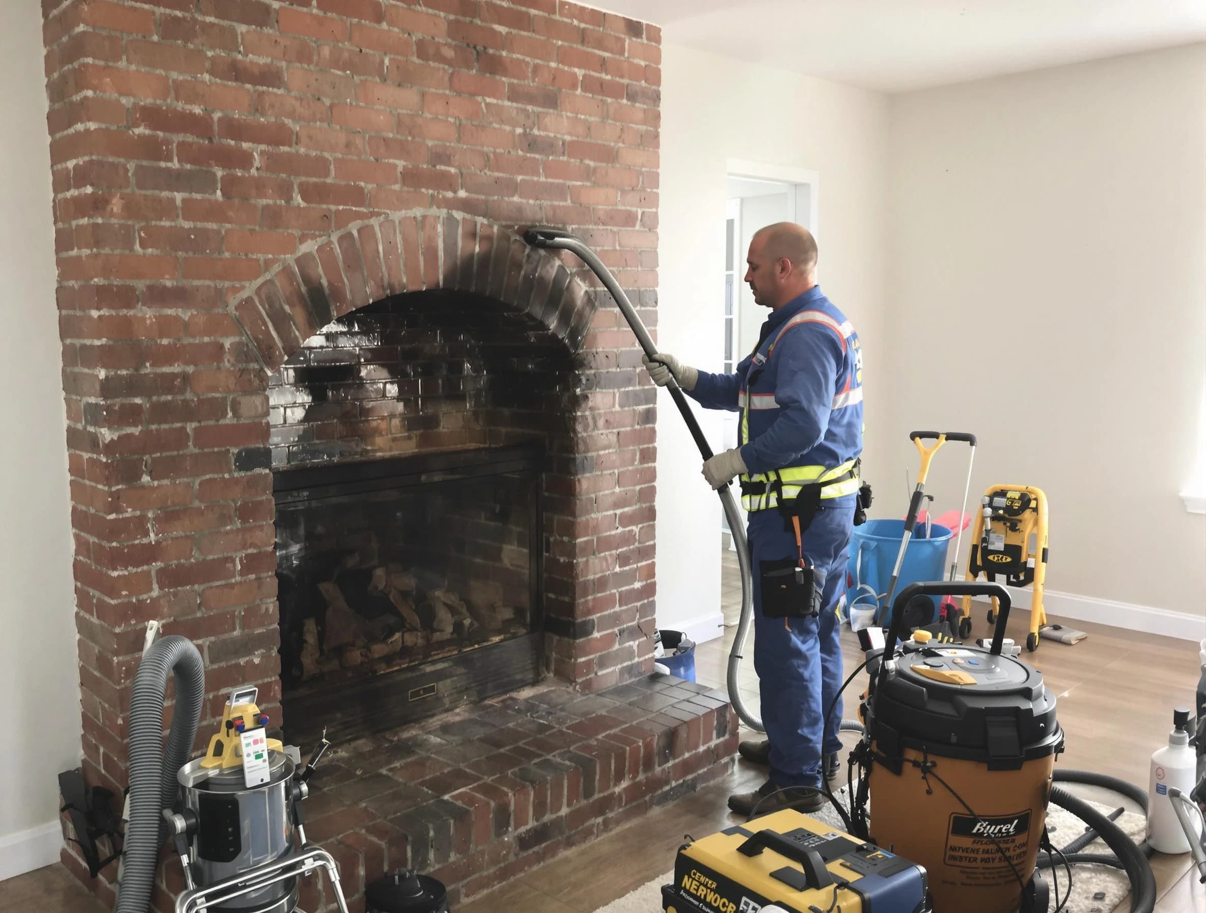 Plain City Chimney Sweep expert performing detailed chimney sweep in Plain City, UT