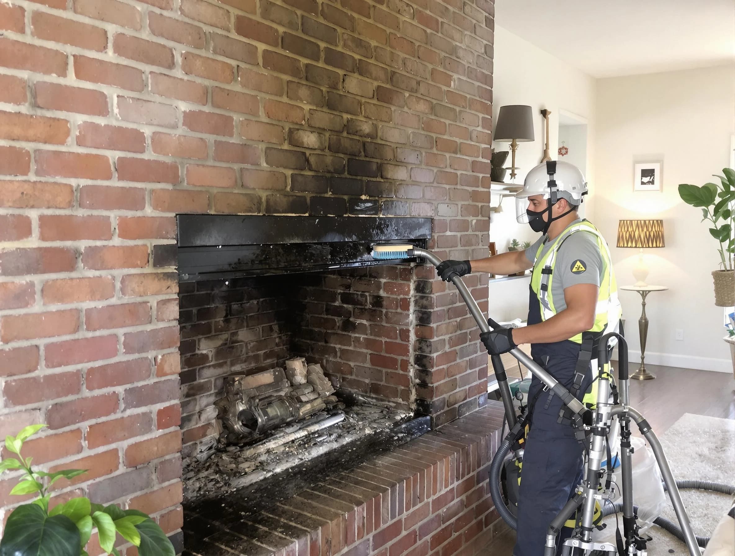 Plain City Chimney Sweep providing fireplace cleaning services in Plain City, UT