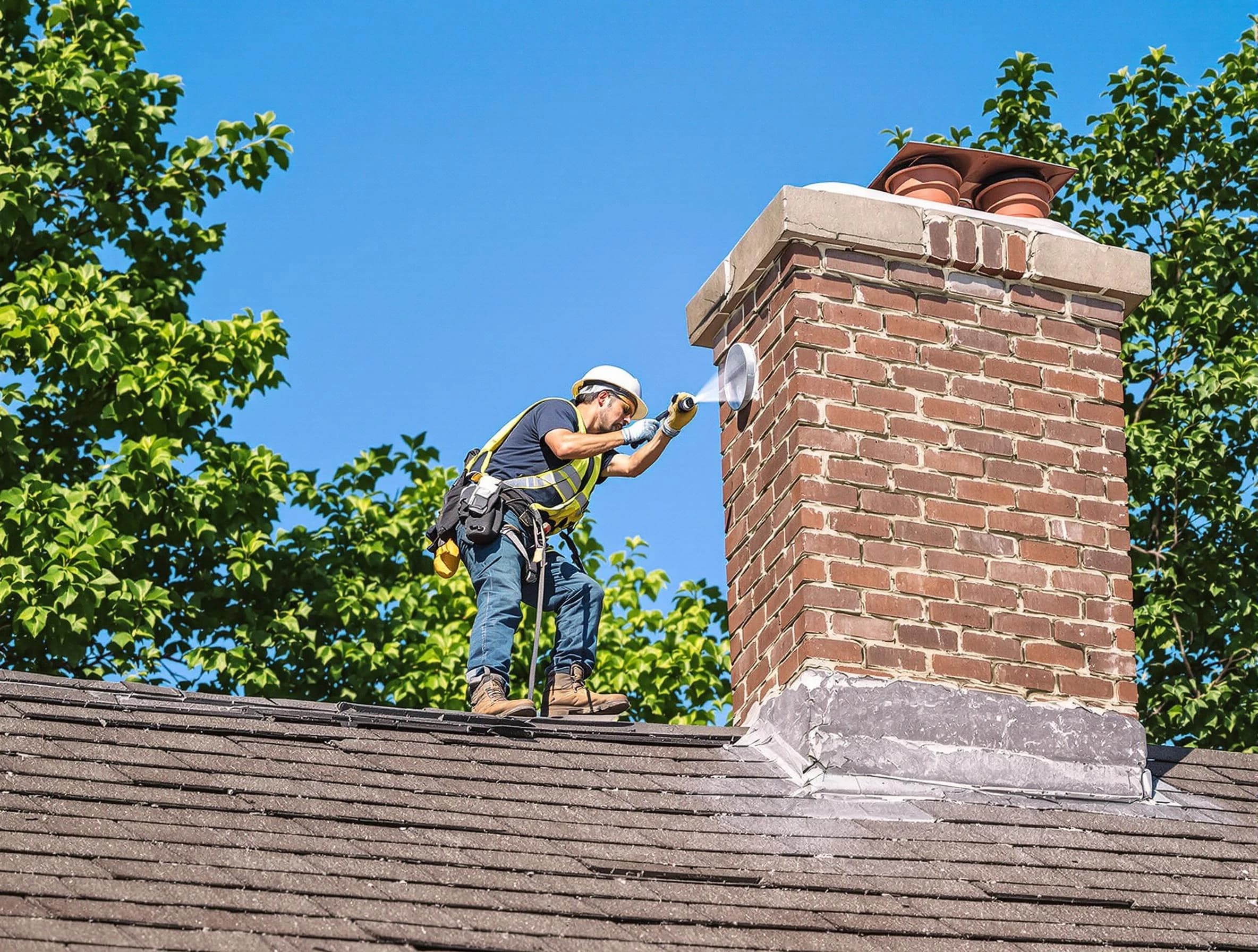 Plain City Chimney Sweep performing an inspection with advanced tools in Plain City, UT