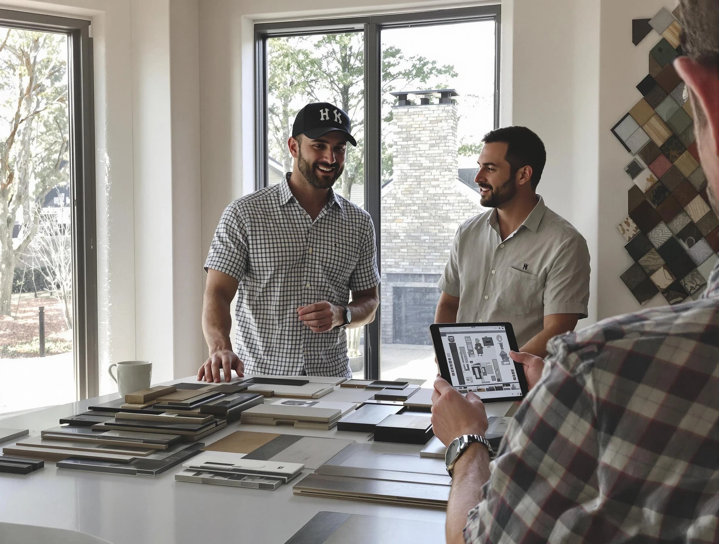 Plain City Chimney Sweep remodeling a chimney and fireplace in Plain City, UT