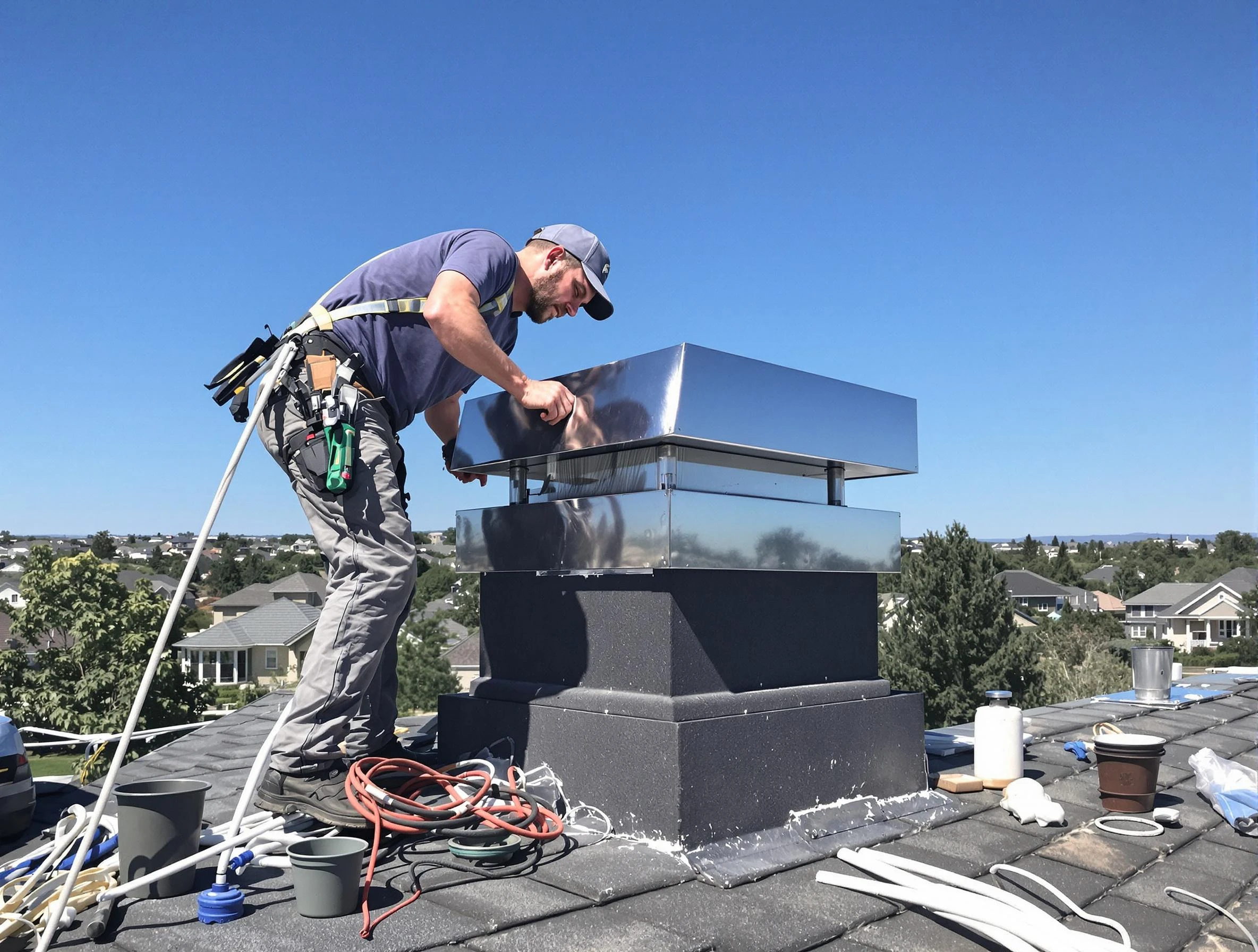 Chimney Cap Services service in Plain City, UT
